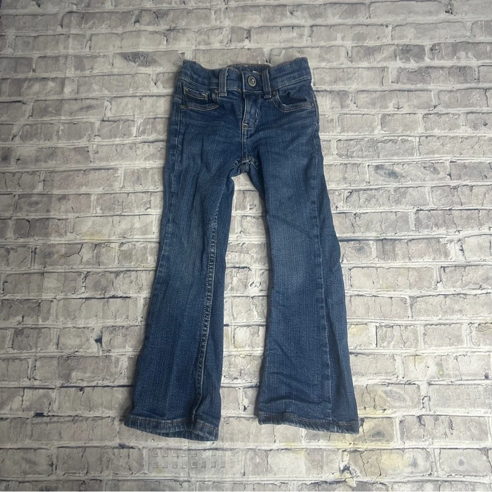EUC Sonoma Life + Style Kids Blue Bootcut Jeans Size 4 Slim